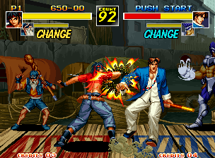 Kizuna Encounter screenshot 5 for Neo Geo AES